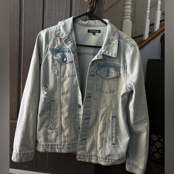 Elwood distressed denim jacket - Picture 8 of 8